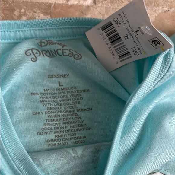 Disney Princess Aqua T-Shirt for Kids, size L - Picture 2 of 3